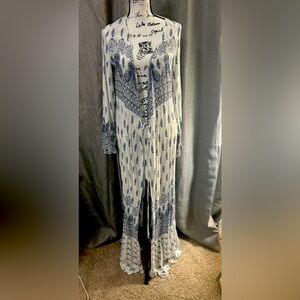 ANTHROPOLOGY- East Indian-influenced maxi dress BEAUTIFUL!!